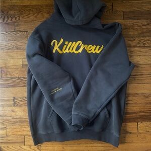KillCrew Gray Pullover Hoodie Large